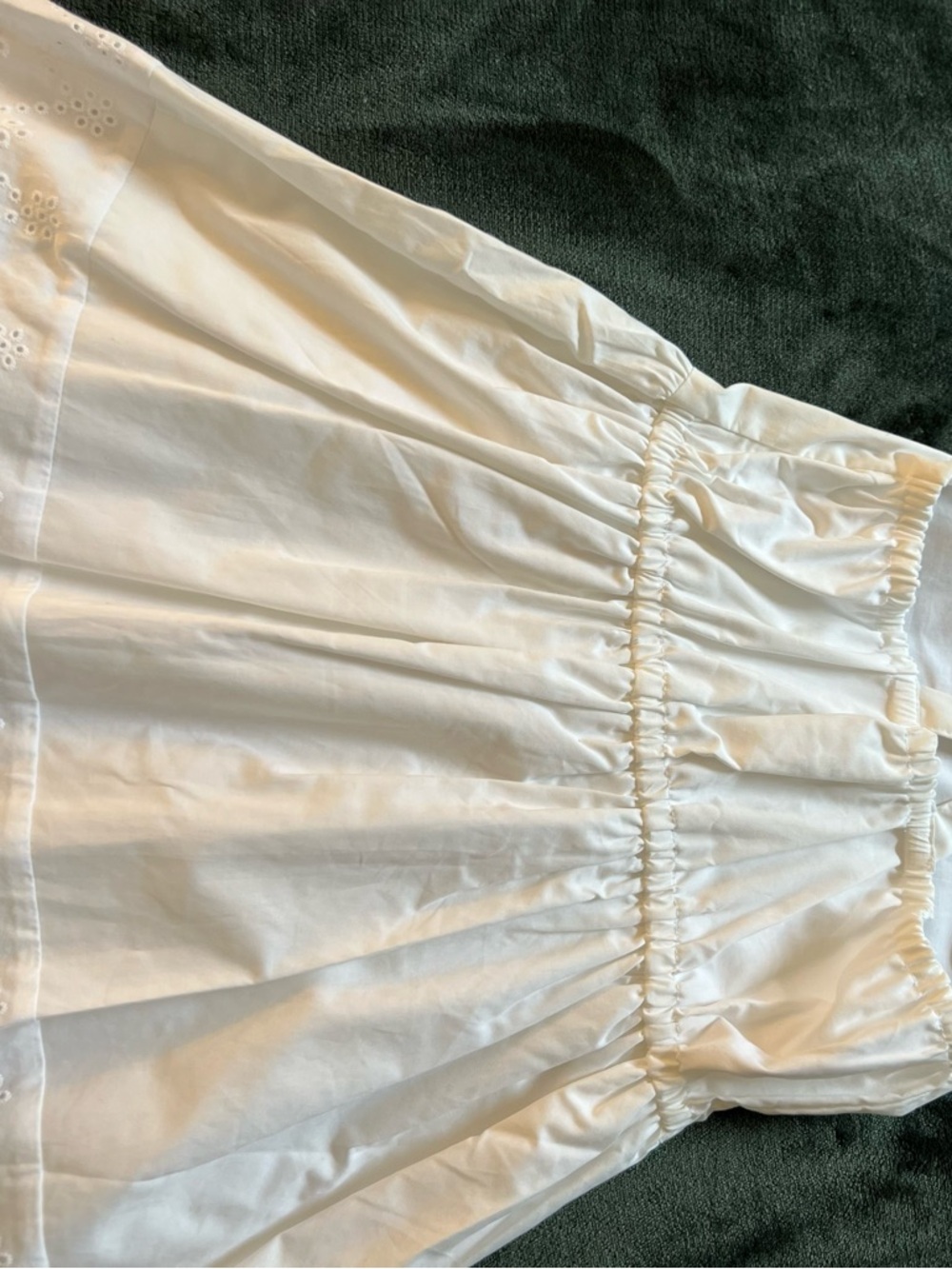Carter's White Eyelet Ruffle Strap Dress - Picture 3 of 4